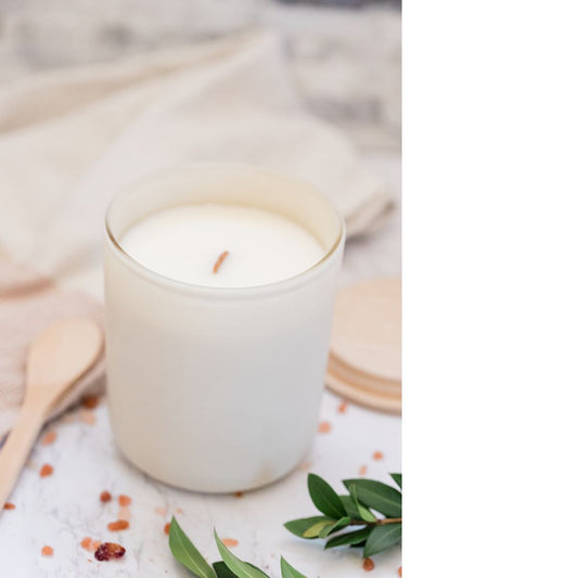 Coconut wax candle